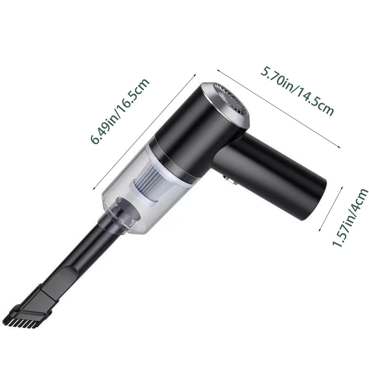 Aspirateur 3-en-1 – Aspiration & Soufflage, USB, Voiture & Maison