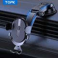 Support Téléphone Voiture TOPK Universel – 360°, Tableau de Bord, Tous Smartphones