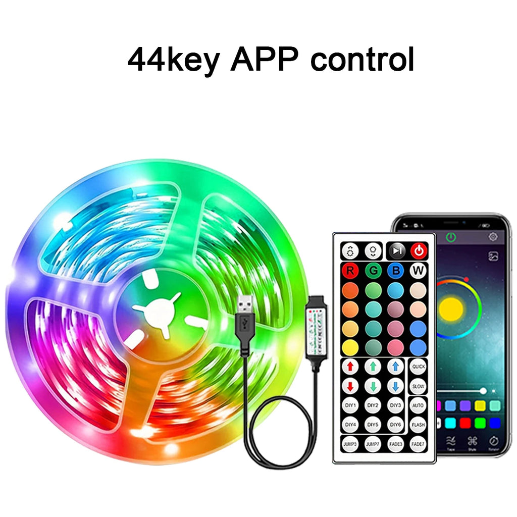 Ruban LED RGB – 5m à 30m, Contrôle APP, Décoration Chambre & Salon