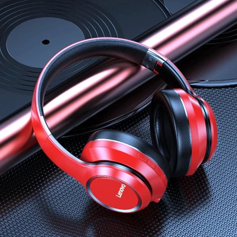 Casque Bluetooth Lenovo HD200 – Pliable, HiFi Stéréo & Réduction de Bruit