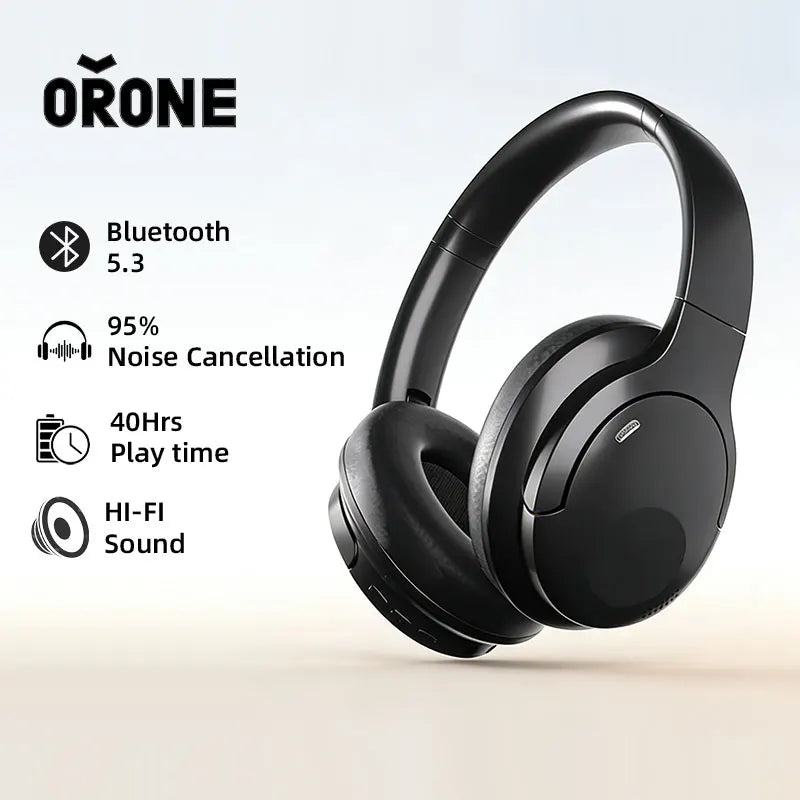 Casque Bluetooth ORONE X936 – Hi-Fi, 40H, Bluetooth 5.3 & Confort Premium