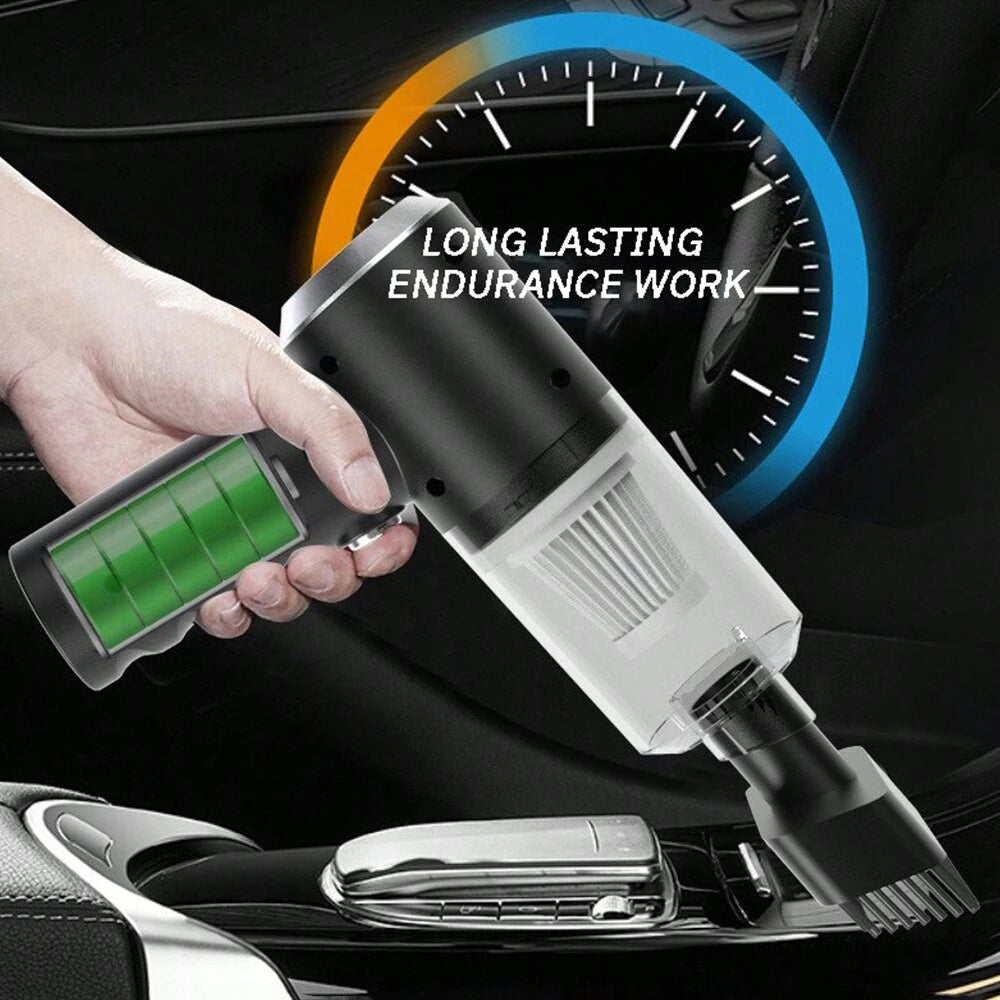 Aspirateur Portable 3-en-1 – Rechargeable USB, Aspiration & Soufflage Puissants