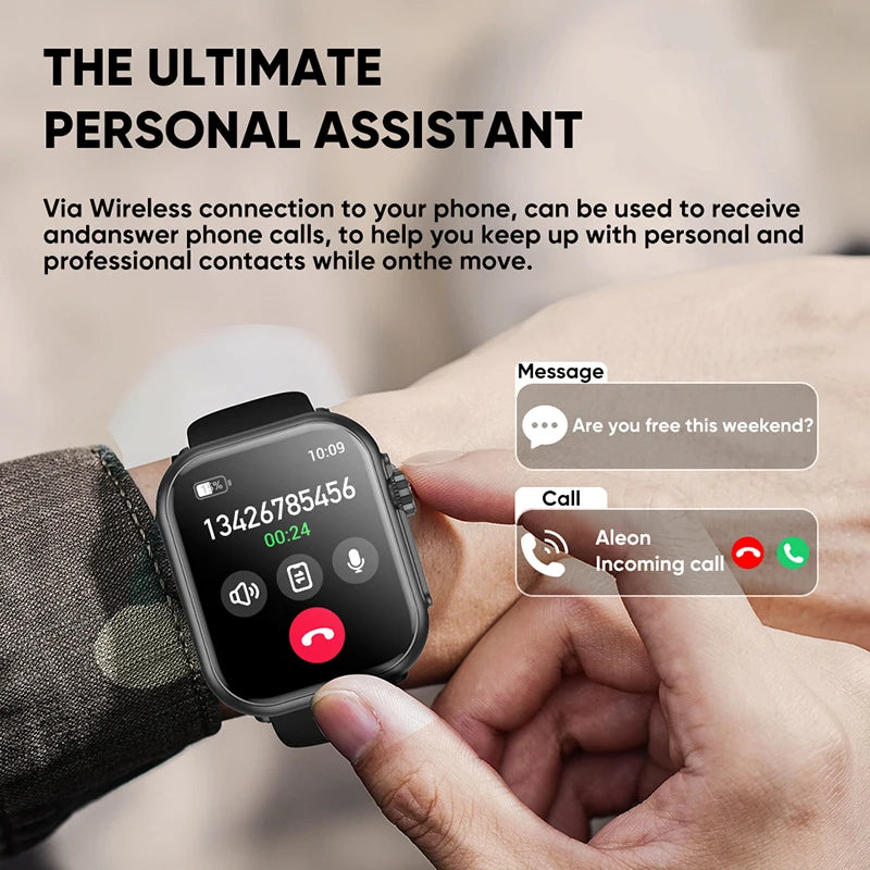 Smartwatch Watch Ultra 2 SE – AMOLED, GPS, Appels Bluetooth & 1000mAh