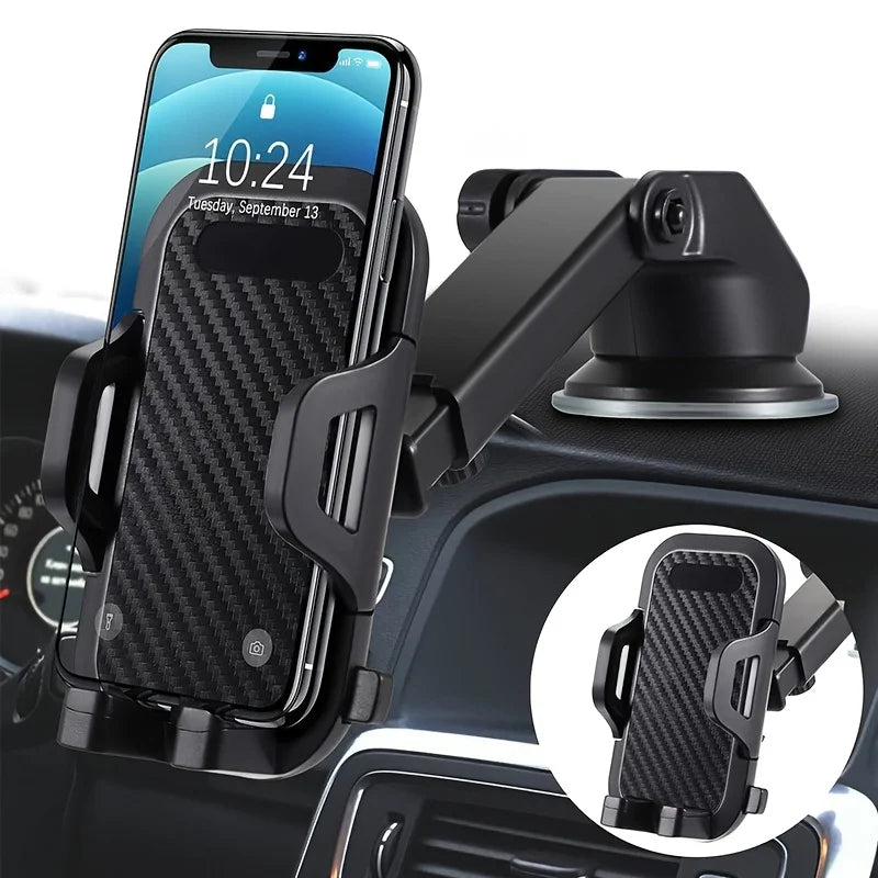 Support Téléphone Voiture Ventouse Universel – Pare-Brise, 360° & Tous Smartphones