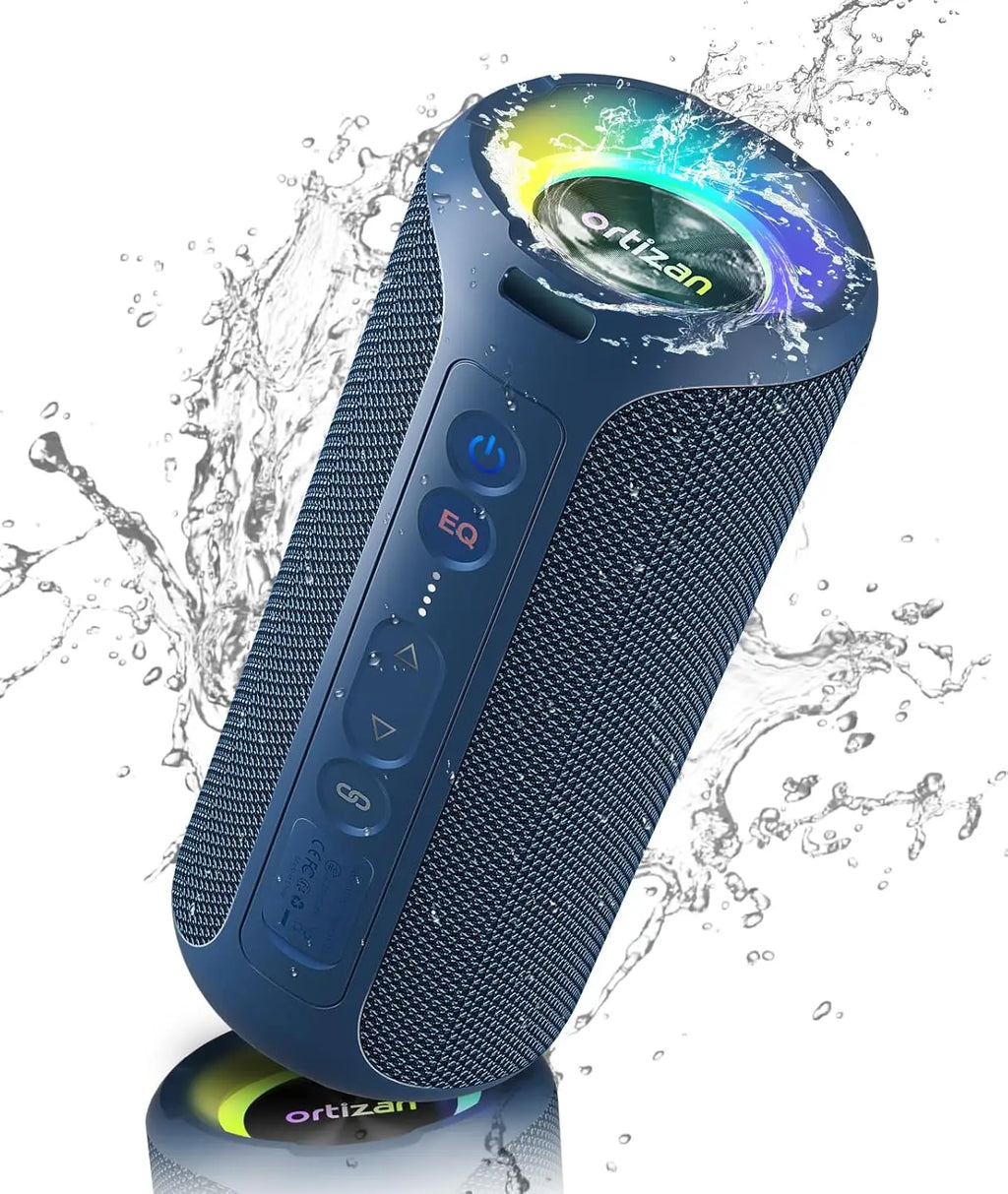 Enceinte Bluetooth Portable Ortizan 40W – IP7, 30H, Basses Puissantes