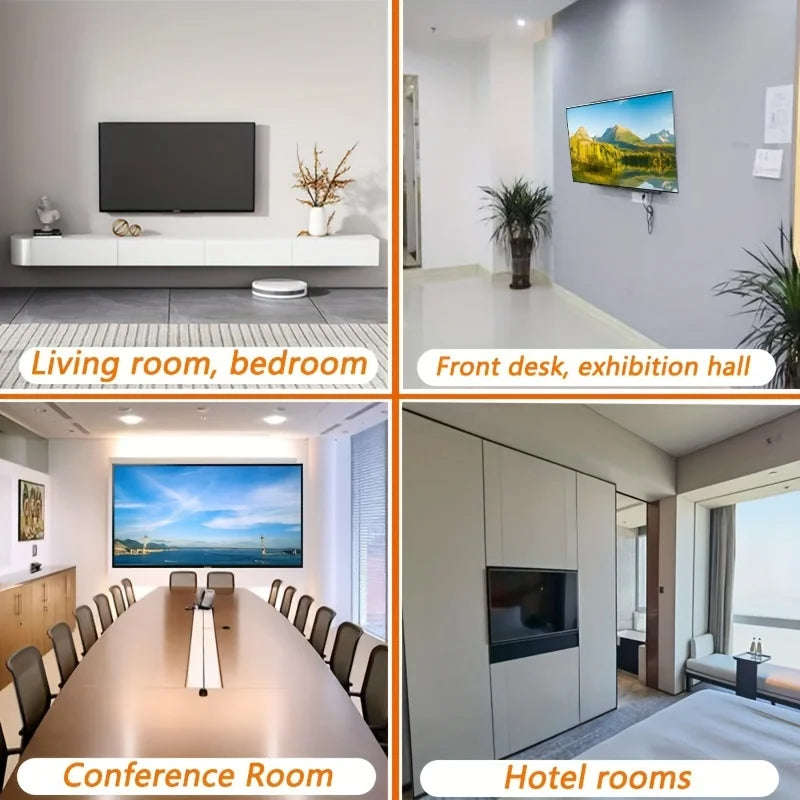 Support TV Mural Fixe BEISHI – 30"-80", VESA 600x500mm, Jusqu’à 70kg