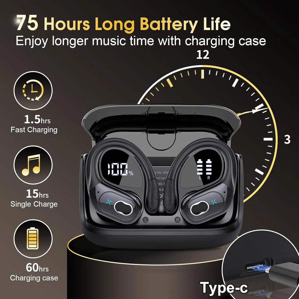 Écouteurs Sans Fil GDLYL HD65 TWS – Bluetooth 5.3, HiFi & Réduction de Bruit