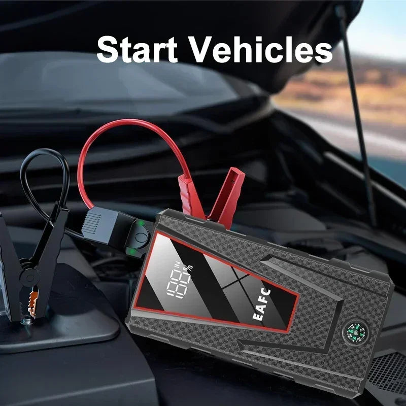 Booster de Démarrage Voiture 2000A – Power Bank 12V, Urgence Auto
