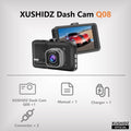 Dashcam XUSHIDZ 1080P HD – Vision Nocturne, Enregistrement en Boucle & Capteur G