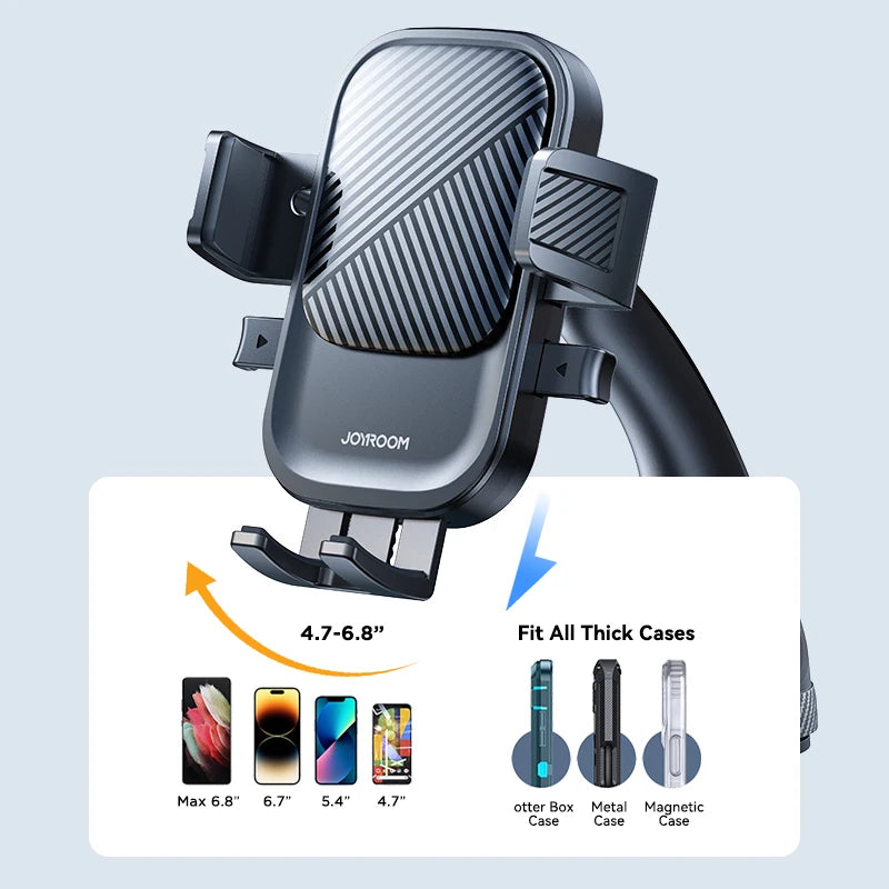 Support Téléphone Voiture Joyroom – Ventouse Forte, Mains Libres & 360°