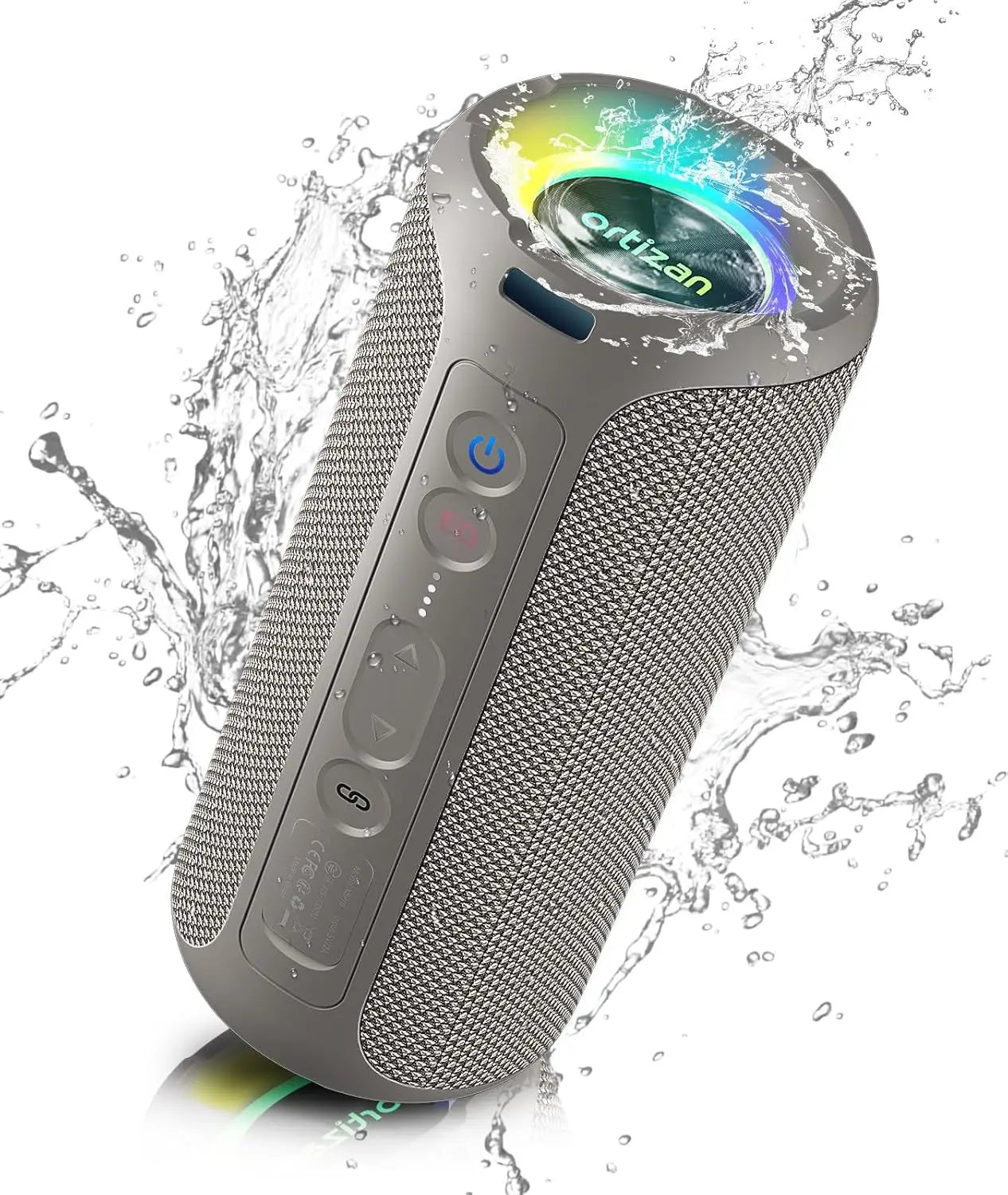 Enceinte Bluetooth Portable Ortizan 40W – IP7, 30H, Basses Puissantes