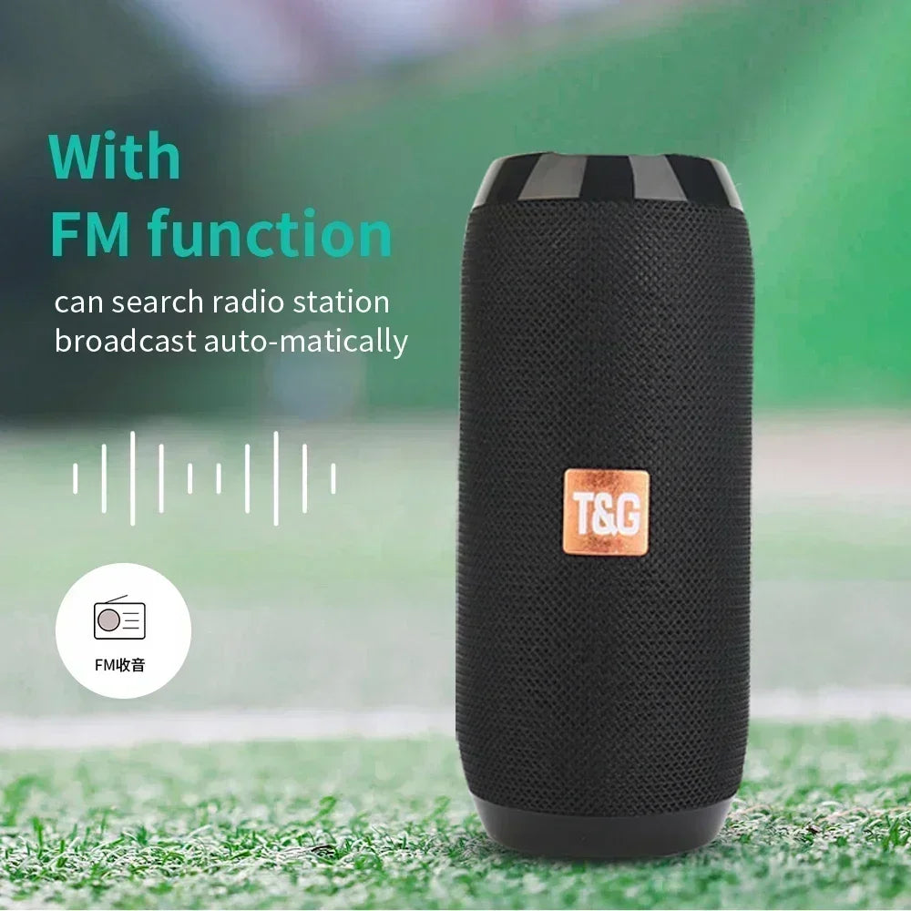 Enceinte Bluetooth Portable Waterproof – Subwoofer, FM & Son Surround