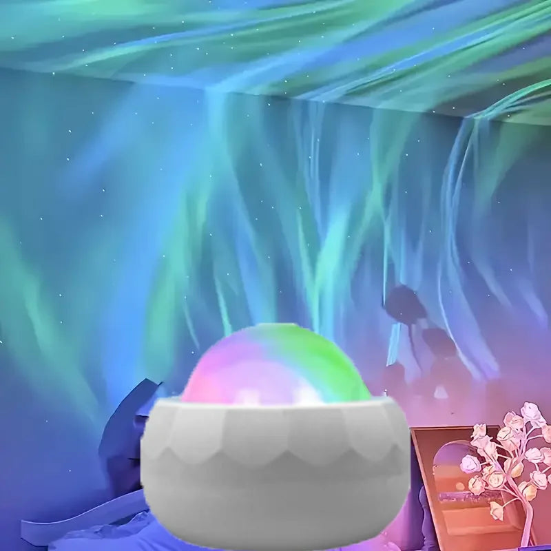 Projecteur Aurora LED Galaxy – 7 Modes RGB, Rotation 360° & Télécommande