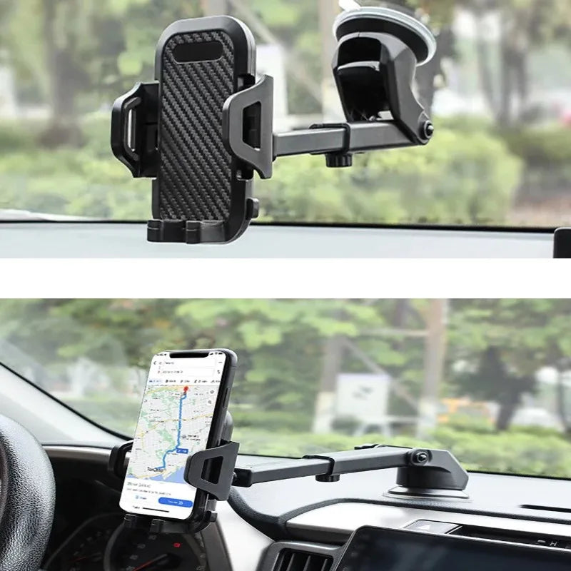 Support Téléphone Voiture Ventouse Universel – Pare-Brise, 360° & Tous Smartphones