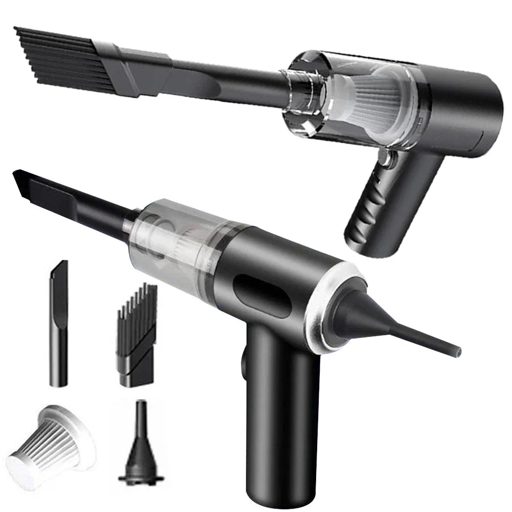 Aspirateur Sans Fil 120W – Double Usage Voiture & Maison, Grande Aspiration