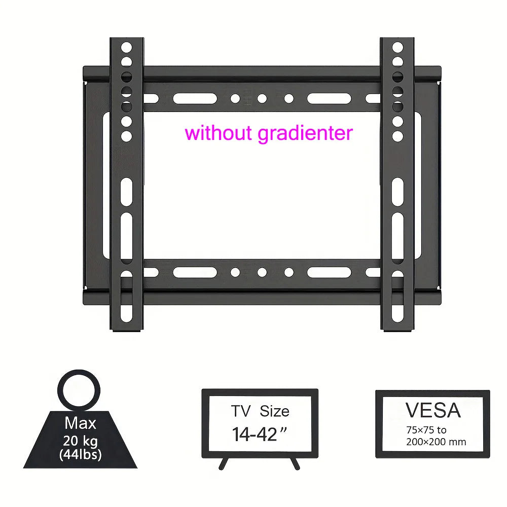 Support TV Mural Fixe BEISHI – 30"-80", VESA 600x500mm, Jusqu’à 70kg